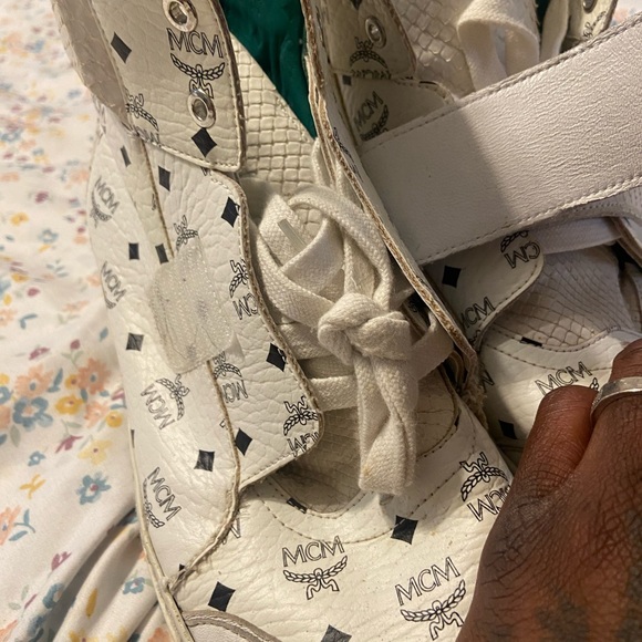 MCM monogram leather high top - Picture 12 of 13